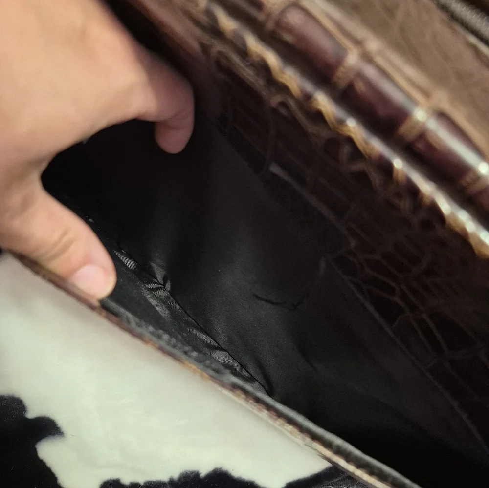 Gold &brown Sequin Laptop Bag - Picture 6 of 12